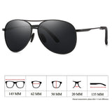 Classic Style Aviator Sunglasses